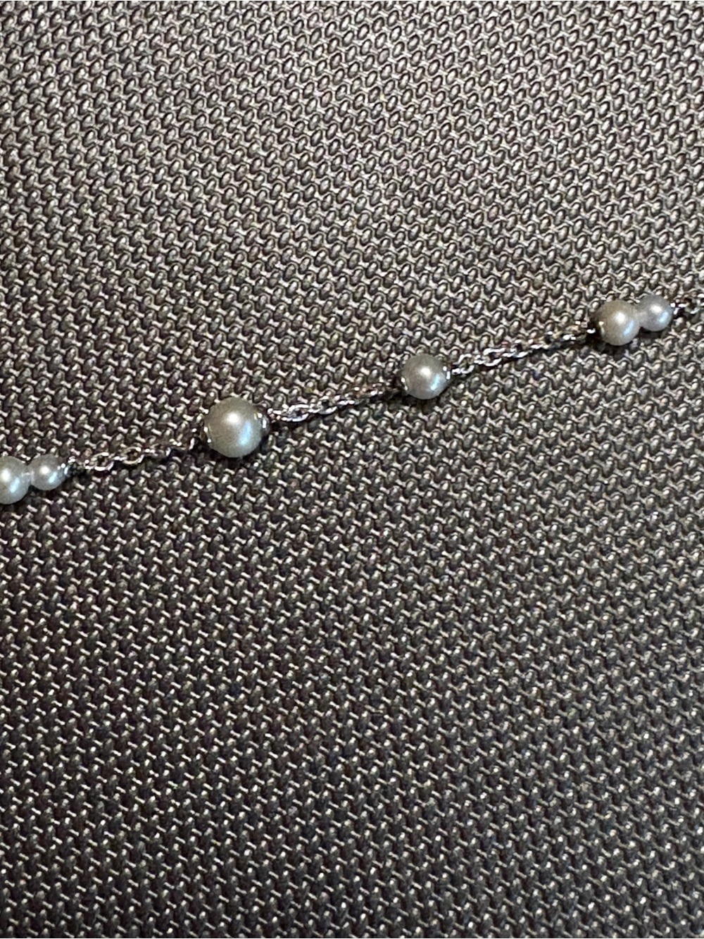 Pandora sterling silver and real pearl bracelet new